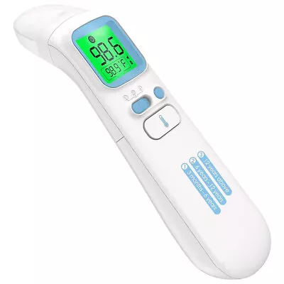 Thermometer For AFAC Infrared Digital Thermometer Forehead Ear Non-Contact UK • £7.59