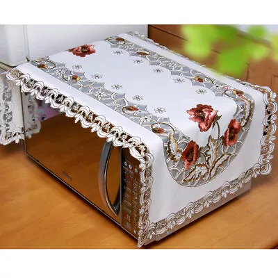 60x120cm Tablecloth Embroidered Flower Coffee Table Cloth Cover Home Party Gifts • $24.98