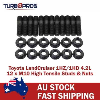 High Tensile Exhaust Manifold Stud Kit For Toyota Landcruiser 1HZ 1HD 4.2L • $60
