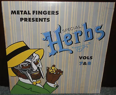 MF Doom Metal Fingers Presents Special Herbs Vols 7 & 8 Vinyl LP Sealed NEW Rare • $54.32