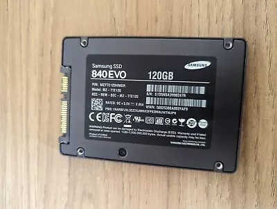 Samsung 840 EVO 120GB 2.5  SATA • $25