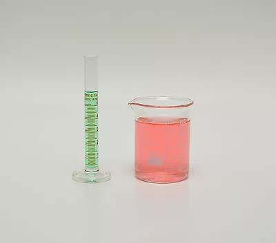 5mL Cylinder 100mL Beaker GRADUATED MEASURING LAB BOROSILICATE GLASS NEW • $10.49