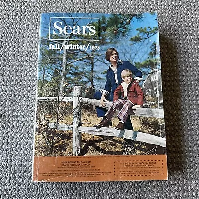 Vintage 1975 SEARS ROEBUCK & COMPANY Catalog Fall And Winter 1491 Pages • $19.99