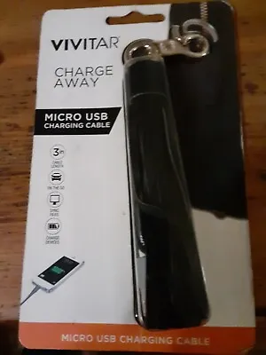 Vivitar ChargeAway 3  Micro USB Charging Cable Tassel Android Samsung Blackberry • $6