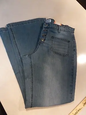 Womens Mudd   Flare DennJeans  Blue Size 17  Stretch 35x33 Cotton Blend • $19.88