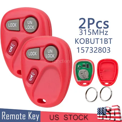 2 Keyless Remote Key Fob For Chevrolet Silverado Tahoe GMC Sierra Yukon 15732803 • $13.28
