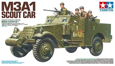 Tamiya 1/35 Scale M3A1 Scout Car Plastic Model Kit 35363 • $42.99