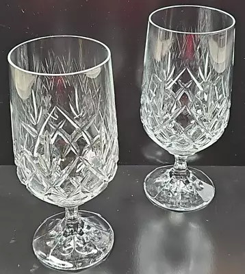 2 Schott Zwiesel Classic Clear Iced Tea Set Vintage Crystal Fan Cut Stemware Lot • $46.87