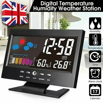 £8.98 • Buy Led Smart Digital Alarm Clock Projection Temperature Projector Lcd Display Time