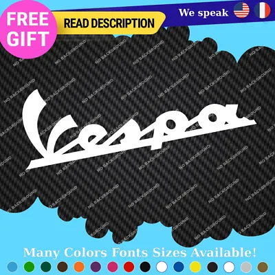 Fits Vespa Decals Stickers Vinyl Scooter Piaggio GTS Classic Lambretta GTV • $6.29