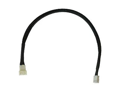 Cooling Fan PWM Extension Cable 13.5 Inches 22 AWG Black Sleeved 4 Pin To 4 Pin • $1.99