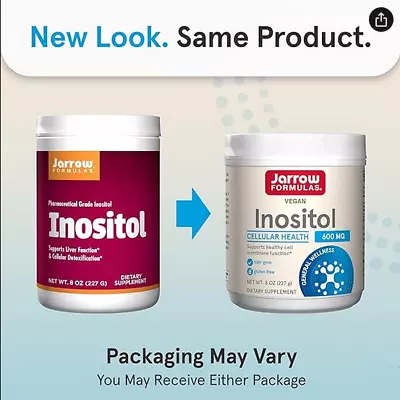 Jarrow Formulas Inositol |powder 8oz Liver Support Cellular Detoxification(227g) • £16.17