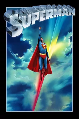 Superman Classic Movie Poster Wall Art(a) 11x17  16x24  24x36  Christopher Reeve • $11.99