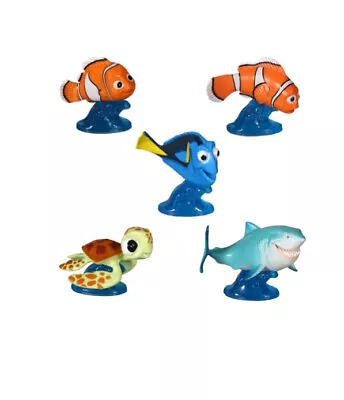 Lot Of 5 Nemo Mini Figurines Toys / Cake Toppers 2” To 3” New Sealed • $17