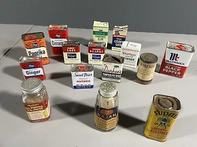 Vintage Spice Tins  • $15