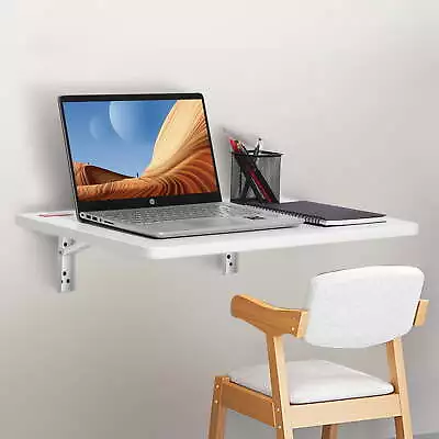 Folding Table Wall Mount Drop Leaf Tables Floating Desk For Office Home • $35.09