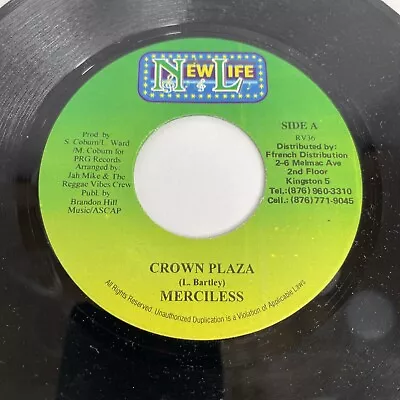 RARE! Merciless Crown Plaza (Vinyl Record 45rpm 7 2000) Jamaica Pressing • $29.99