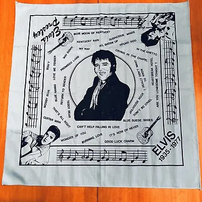 Vintage Elvis Presley Memorial Bandana • $49