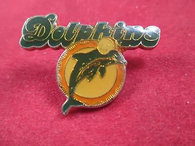 1984 MIAMI DOLPHINS ORIGINAL Enamel On Metal Pin Pinback MIAMI DOLPHINS Helmet • $9.99