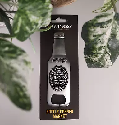 Guinness - Silver Bottle Opener & Magnet • £9.99