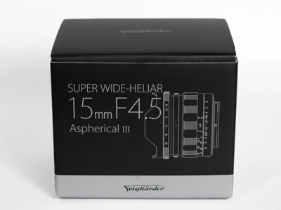 $899 • Buy Voigtlander 15mm F4.5 Super Wide-Heliar Aspherical III Lens -Sony E Mount