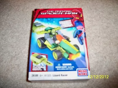 Brand New! The Amazing Spider Man Mega Bloks Lizard Racer! • $9.99