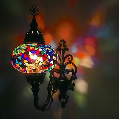 £42.25 • Buy Oriental Mosaic Wall Lamp Mosaic Lamp Handmade Moroccan