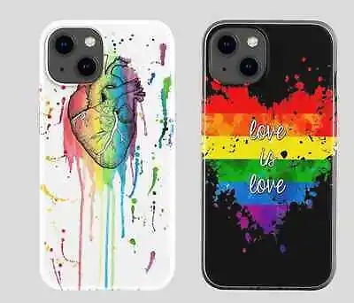 LGBT Pride Rainbow Phone Case Printed And Designed For Mobile Cover Compatible • £9.99