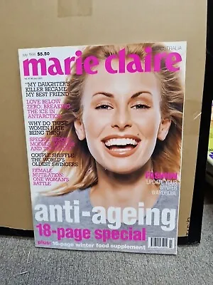 Marie Claire Australia Magazine - July 1998 - Niki Taylor • $35