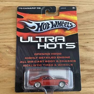 2006 Hot Wheels Ultra Hots '70 Chevy Camaro RS Red Real Riders  • $30.99