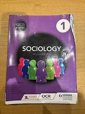 OCR Sociology For A Level Book 1 By Jannine Jacobs-Roth Nayda Ali Steve... • £12.99