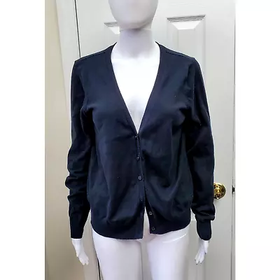H&M Cardigan Sweater Size M Button Down Office Basic Capsule Wardrobe Work • $13