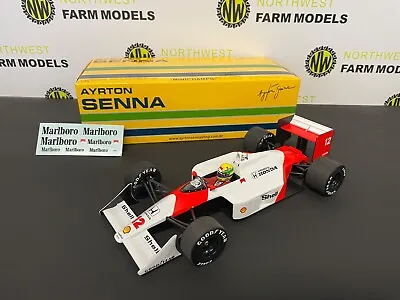 Minichamps 540881812 1:18 Scale Mclaren Honda Mp4/4 World Champion 1988 A Senna • £195.95