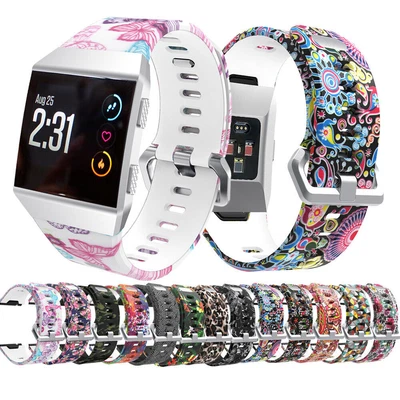 $16.52 • Buy For Fitbit Ionic Band Soft Pattern Printed Floral Band
