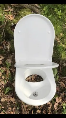 DELUXE Urine Diverter For Eco Composting Toilet /separator  With Soft Close Seat • £225