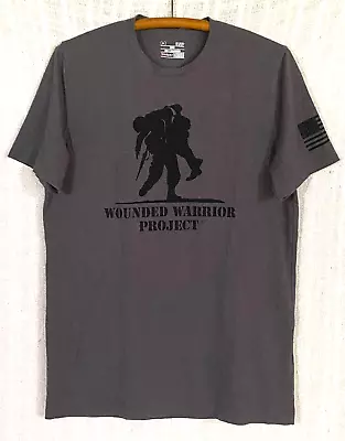 Under Armour Wounded Warrior Project Mens Small WWP Gray S/S Graphic T-Shirt Tee • $14.99