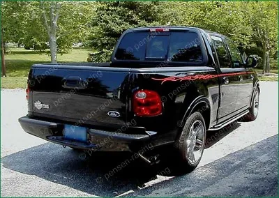 FORD F-150 F-250 F-350 F-SERIES Harley Style Flame Cast Vinyl Stripes Decals Kit • $73.70