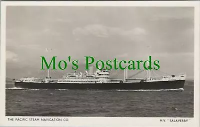 Shipping Postcard - The Pacific Steam Navigation Co - M.V. Salaverry   RS28751 • £2.39