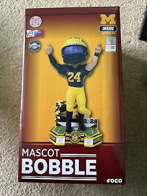 Michigan Wolverines 2024 College Football Playoff Bobblehead FOCO NEW #144 NIB • $155