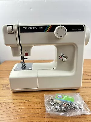 Toyota Mini Portable Sewing Machine 6004 Tools Works Good • $70