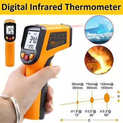 Digital IR Infrared Gun Thermometer Temperature Gun Heat Sensor Non-Contact AU • $29.99