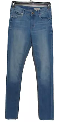 H&M &Denim Skinny Jeans Womens Size 28 Blue Slim Mid Rise Reg Waist • $6.99