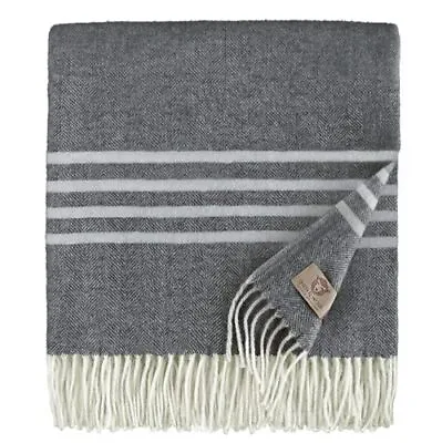 Extra Soft Light Throw/Blanket Brooklyn - 100% Fine Merino Wool • £108.19