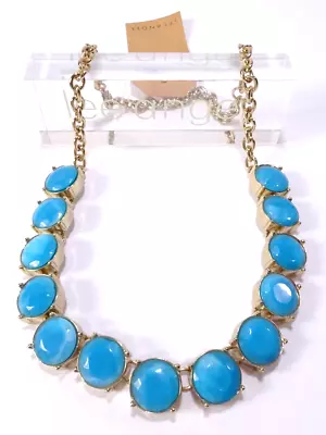 Lee Angel Neiman Marcus By The Sea Collar Crystal Necklace NWT 150 TURQ • $10.50