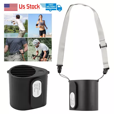 Mini Portable Waist Clip On Hanging Cooling Fan USB Necklace Fan Indoor/Outdoor • $12.88