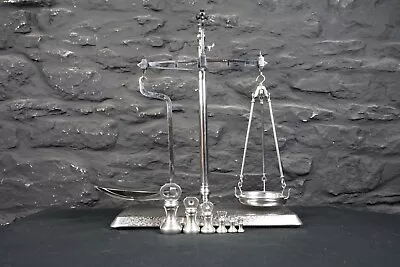 £150 • Buy Vintage Art Deco Co-op Balance Scales In Chrome With Weights ~ Manchester