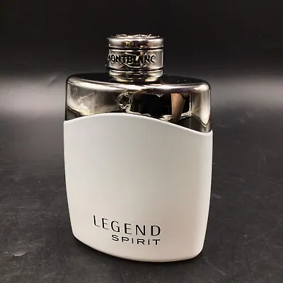 Legend Spirit By Mont Blanc For Men - 3.3 Oz EDT Spray 80% Full Partially Used • $24.99