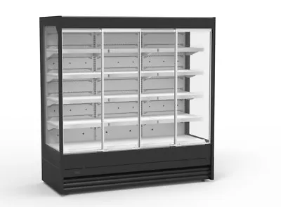 New Multideck Merchandiser Grab And Go Wall Cabinet Chiller 2m Sliding Doors • £3950