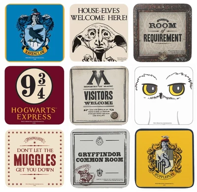 £4.85 • Buy Single Coaster - Genuine Harry Potter Drinks Mat Gift Hogwarts School