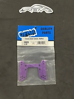 Ofna Vintage RC Car Part # 19025 Purple Aluminum Front Shock Tower • $9.99